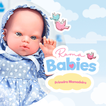 ROMA BABIES - PRIMEIRA MAMADEIRA - BRANCA