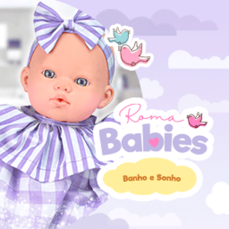 ROMA BABIES - BANHO E SONHO - BRANCA
