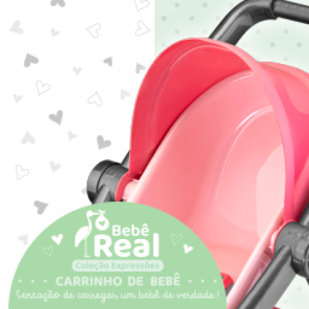 BEBE REAL - CARRINHO DE BONECA - UNITARIA