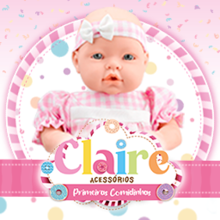 CLAIRE - ACESSORIOS - PRIMEIRAS COMIDINHAS - BRANCA
