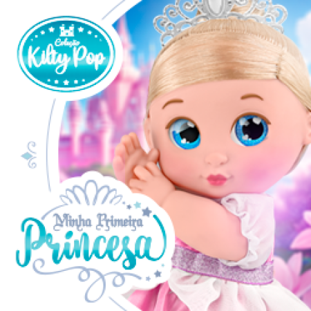 KILTY POP - MINHA PRIMEIRA PRINCESA - ROSA