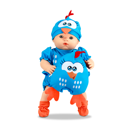 GALINHA PINTADINHA - MINI - BABY - BRANCA